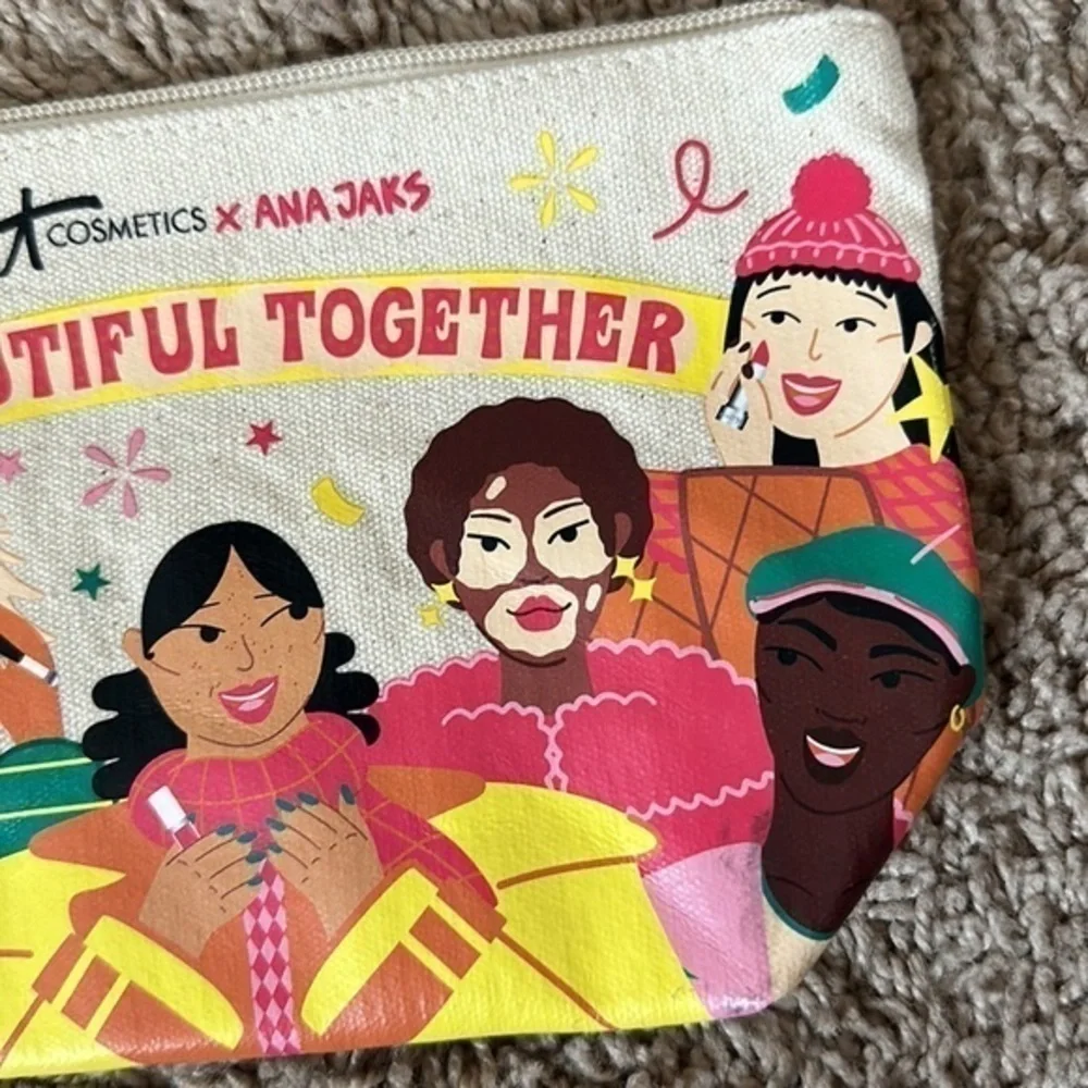 IT Cosmetics Ana Jaks X It Cosmetics Collab Beautiful Together Makeup Bag
